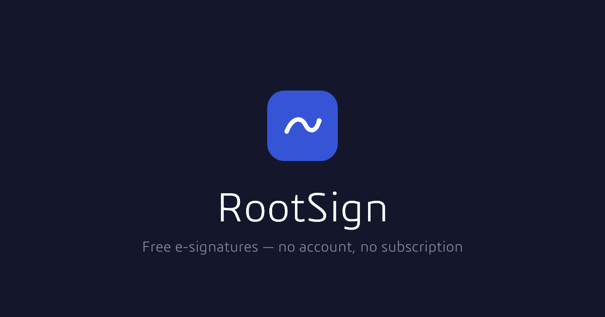 Built a free e-signature tool because I got tired of paying for DocuSign to sign a handful of docume logo